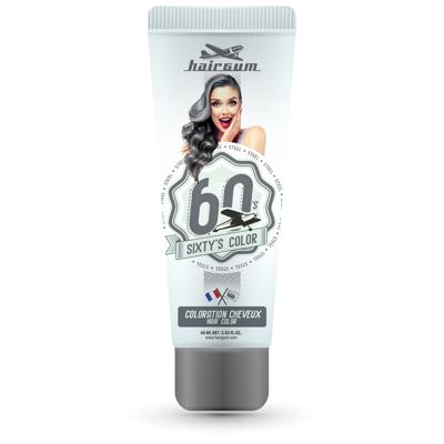 Hairgum Semi Permanent Color Sixty's Color Steel 60ml Hairgum Semi Permanent Color Sixty's Color Steel 60ml