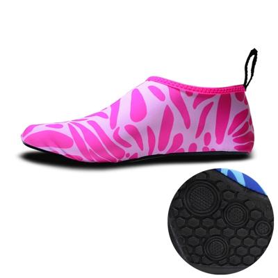 Antislip slijtage-weerstand van dikke rubberen zool duik schoenen en sokken één paar maat: S (dacht roze)