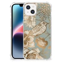 Case voor Apple iPhone 14 Plus Vintage Bird Flowers - thumbnail
