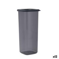 Voedselopslagcontainer Quid City Grijs 1,75 L Met deksel (12 Stuks)