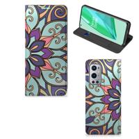 OnePlus 9 Pro Smart Cover Purple Flower OnePlus 9 Pro Smart Cover Purple Flower