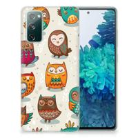 Samsung Galaxy S20 FE | TPU Hoesje | Vrolijke Uilen Samsung Galaxy S20 FE | TPU Hoesje | Vrolijke Uilen