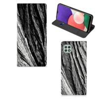 Book Wallet Case Samsung Galaxy A22 5G Boomschors Grijs