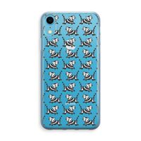 Zwarte poes: iPhone XR Transparant Hoesje