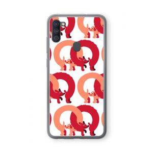 Dogs: Samsung Galaxy A11 Transparant Hoesje