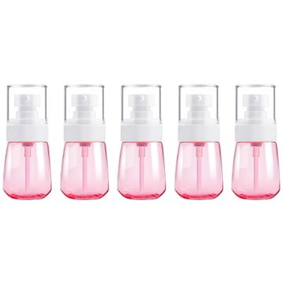 5 STKS reizen plastic flessen lekvrije draagbare reisaccessoires kleine flessen containers 30ml (roze)