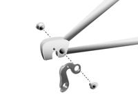 Union derailleurpad gh-090 met schroefset m8x0.75