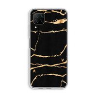 Gouden marmer: Huawei P40 Lite Transparant Hoesje Gouden marmer: Huawei P40 Lite Transparant Hoesje