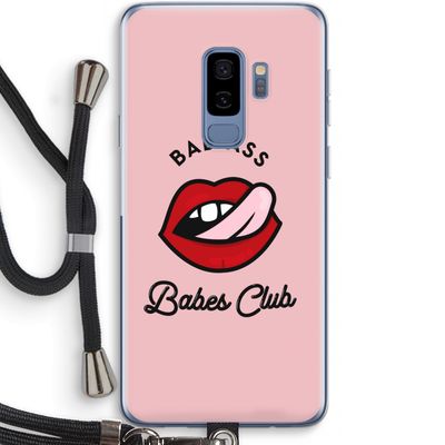 Badass Babes Club: Samsung Galaxy S9 Plus Transparant Hoesje met koord