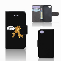 Apple iPhone 4 | 4S Leuk Hoesje Giraffe - thumbnail