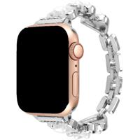 Apple Watch Hart Stalen Schakel Band - Demi Zilver - 44, 45, 46 & 49mm Apple Watch Hart Stalen Schakel Band - Demi Zilver - 44, 45, 46 & 49mm