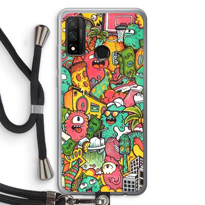 Vexx City: Huawei P Smart (2020) Transparant Hoesje met koord