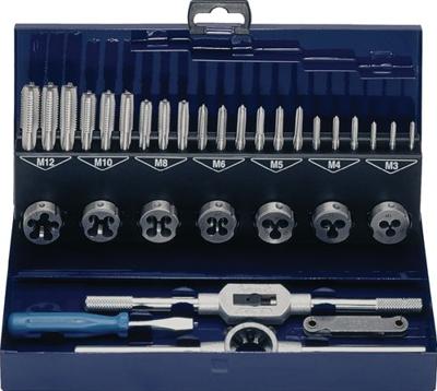 Promat /tecwerk schroefdraadtapset | m3-m12 | 32 delig hss | metalen cassette - 4000867530