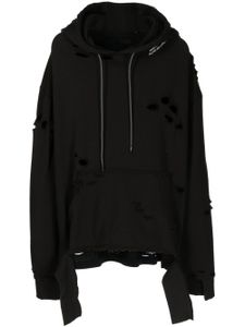 Mostly Heard Rarely Seen hoodie Warped à effet usé - Noir