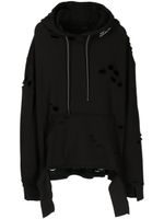 Mostly Heard Rarely Seen hoodie Warped à effet usé - Noir