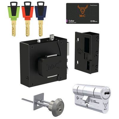 M&C Color+ oplegslot met cilinder SKG2 - inclusief SKG3 cilinder en 3 sleutels