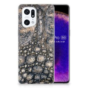 OPPO Find X5 Pro TPU Hoesje Krokodillenprint