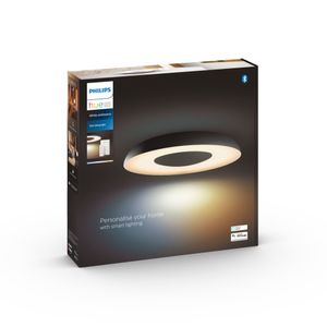 Philips Lighting Hue LED-plafondspots 871951434135700 Hue White Amb. Still Deckenleuchte schwarz 2400lm inkl. Dimmschalter LED 22.5 W