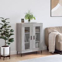 Dressoir 69,5x34x90 cm bewerkt hout grijs sonoma eikenkleurig - thumbnail