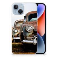 Apple iPhone 14 | Siliconen hoesje | met foto Vintage Auto