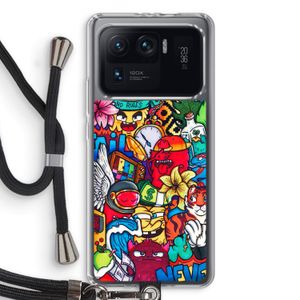 No Rules: Xiaomi Mi 11 Ultra Transparant Hoesje met koord