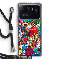 No Rules: Xiaomi Mi 11 Ultra Transparant Hoesje met koord No Rules: Xiaomi Mi 11 Ultra Transparant Hoesje met koord