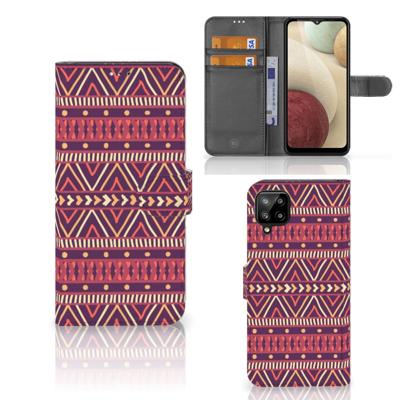 Samsung Galaxy A12 | Telefoon Hoesje | Aztec Paars