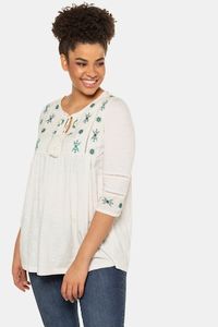 Ulla Popken Tuniek, A-lijn, 3/4 mouwen - Grote Maten