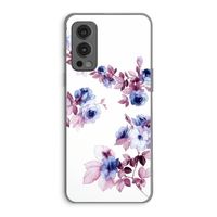 Waterverf bloemen: OnePlus Nord 2 5G Transparant Hoesje