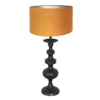 Steinhauer Klassieke schemerlampLyons C met gouden velours kap - 3484ZW