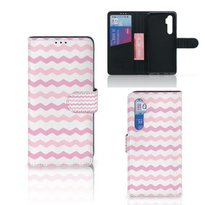 Xiaomi Mi Note 10 Lite Telefoon Hoesje Waves Roze