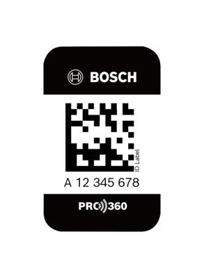 Bosch Accessoires PRO360 ID Label PRO360 ID Label L (PRO360 ID Label groot 50 stuks 25 x 50 mm) - 1600A02C1L
