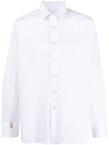 Billionaire chemise slim à logo brodé - Blanc