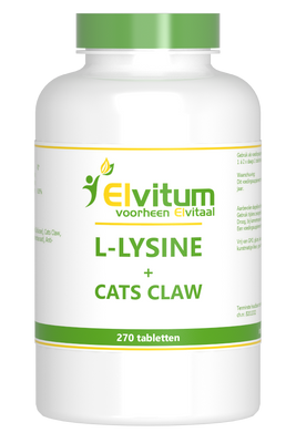 Elvitum L-Lysine Cats Claw Tabletten