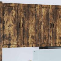 Keukenkast Gerookt eiken 50 x 31 x 100 cm Bewerkt hout