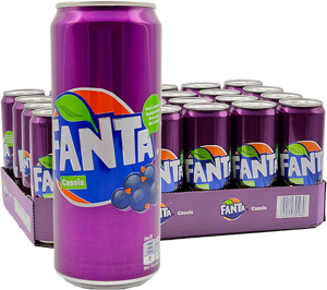 Fanta Fanta - Cassis 330ml 24 Blikjes