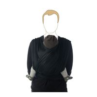 Babylonia draagdoek BB Slen black beans Maat
