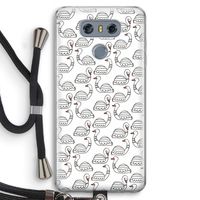 Zwanen: LG G6 Transparant Hoesje met koord