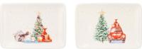 Plate 25X17 cm Christmas 2ass - Nampook