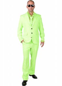 Fluor Groen Kostuum Man