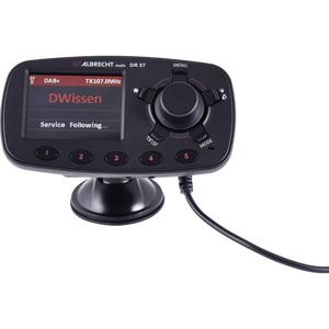 Albrecht DR57 DAB+ ontvanger Handsfree-functie, Zuignaphouder