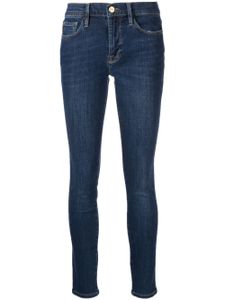 FRAME jean skinny à taille haute - Bleu