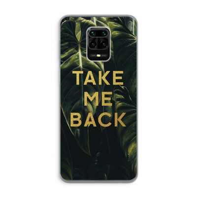 Take me back: Xiaomi Redmi Note 9 Pro Transparant Hoesje