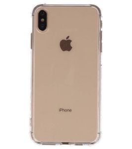 Schokbestendige softcase hoes - iPhone XS Max - Transparant