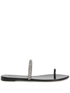 Giuseppe Zanotti sandales Intrigo String - Noir