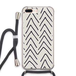 Marrakech Arrows: iPhone 8 Plus Transparant Hoesje met koord