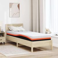 Matrassen Wit, Grijs 80 x 200 cm 100% polyester jacquard stof Matrassen Wit, Grijs 80 x 200 cm 100% polyester jacquard stof