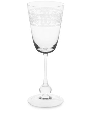 Dolce & Gabbana verre à vin à logo - Blanc