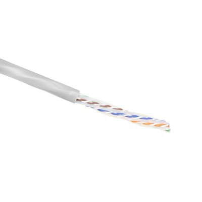ACT XS6105 CAT6A U/UTP Massief PVC Eca 23AWG | Grijs | 500 meter