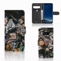 Samsung Galaxy S8 | Telefoonhoesje met foto | Badges | Portemonnee hoesje
